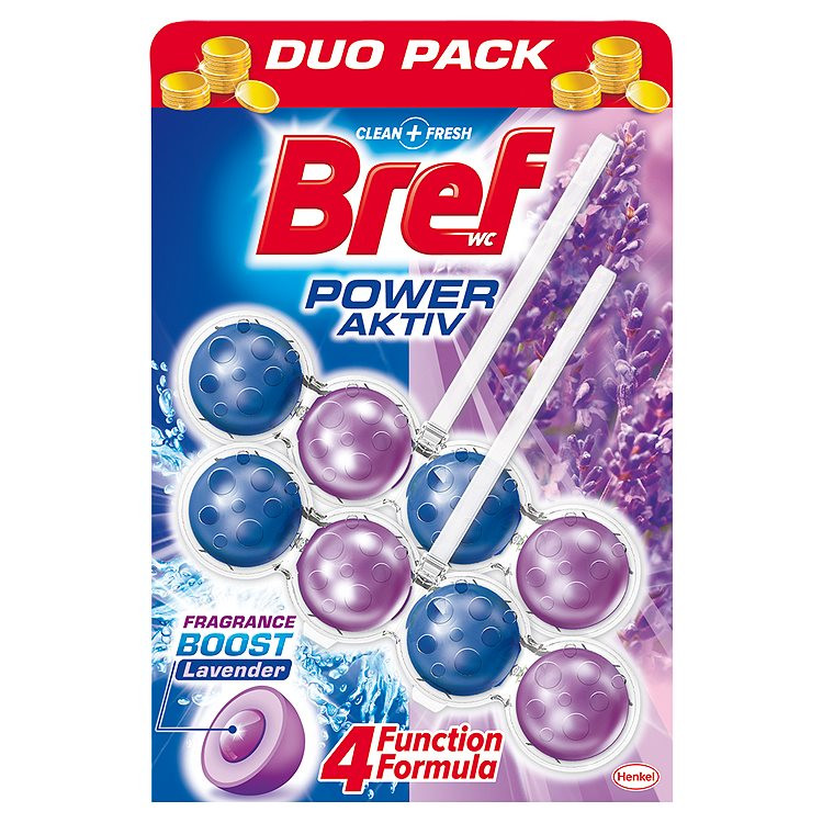 Кульки для унітазу Bref power aktiv lavender 2x50 г