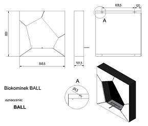 Біокамін Kratki BALL, фото 4