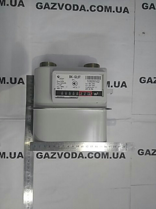 Газовий лічильник Elster BK-G2,5МТ Ельстер ВК G2.5МТ з термокомпенсацією без КМЧ 1 дюйм 25 мм