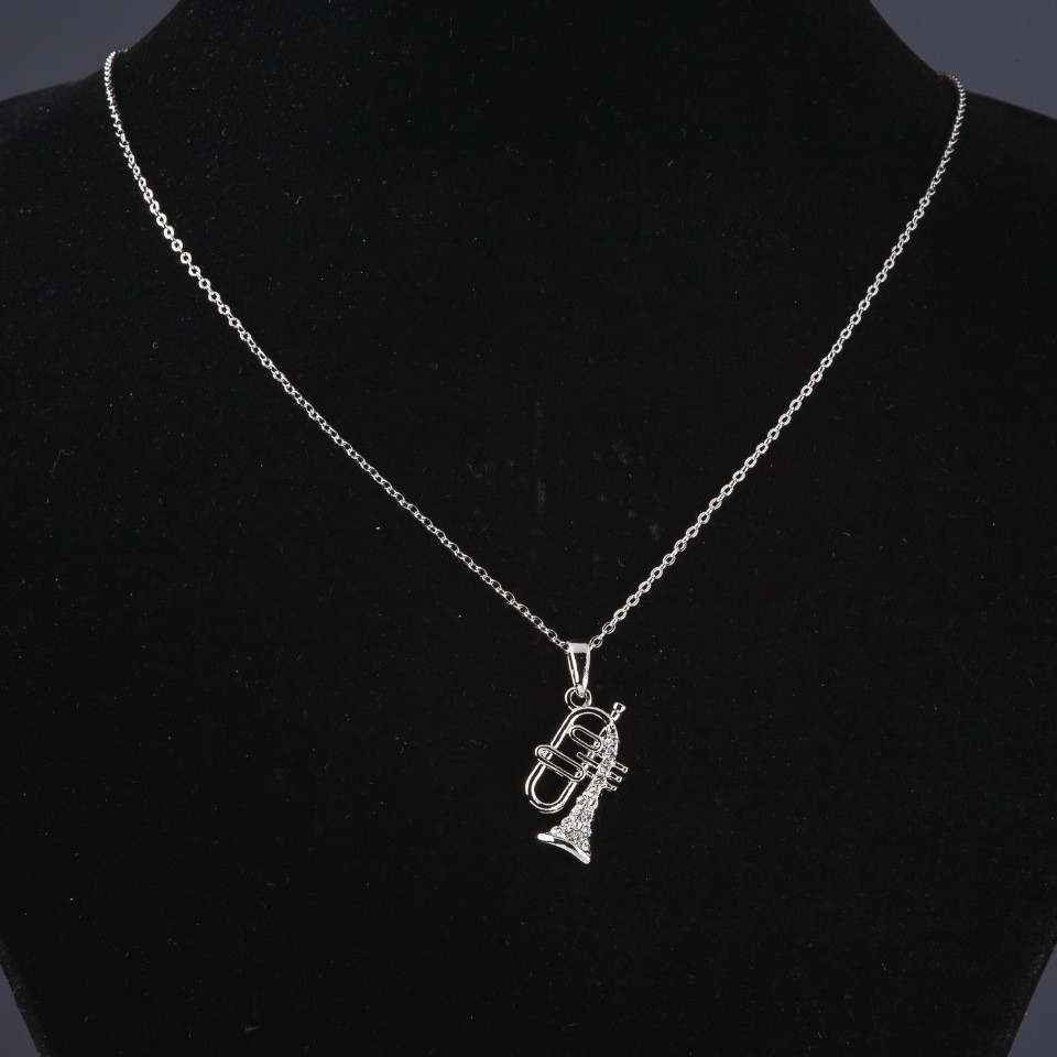 Підвіска на ланцюжку Труба L-55см l-3 см купити біжутерію дешево оптом в інтернеті