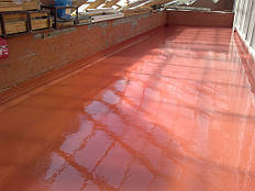 Нанесли первый слой мастики "Гипердесмо"