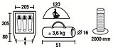 Палатка туристична тримісна Time Eco Travel 3, фото 3