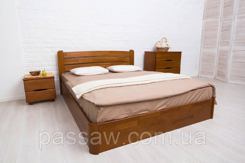 Ліжко дерев'яне "Софія V" з підіймальним механізмом 1,2
