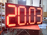 Великі годинники для фасаду з термометром 3000х1400 мм, фото 6