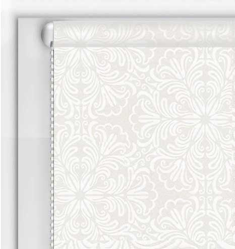 Рулонні штори DIY Металік Принт Білий, фото 1