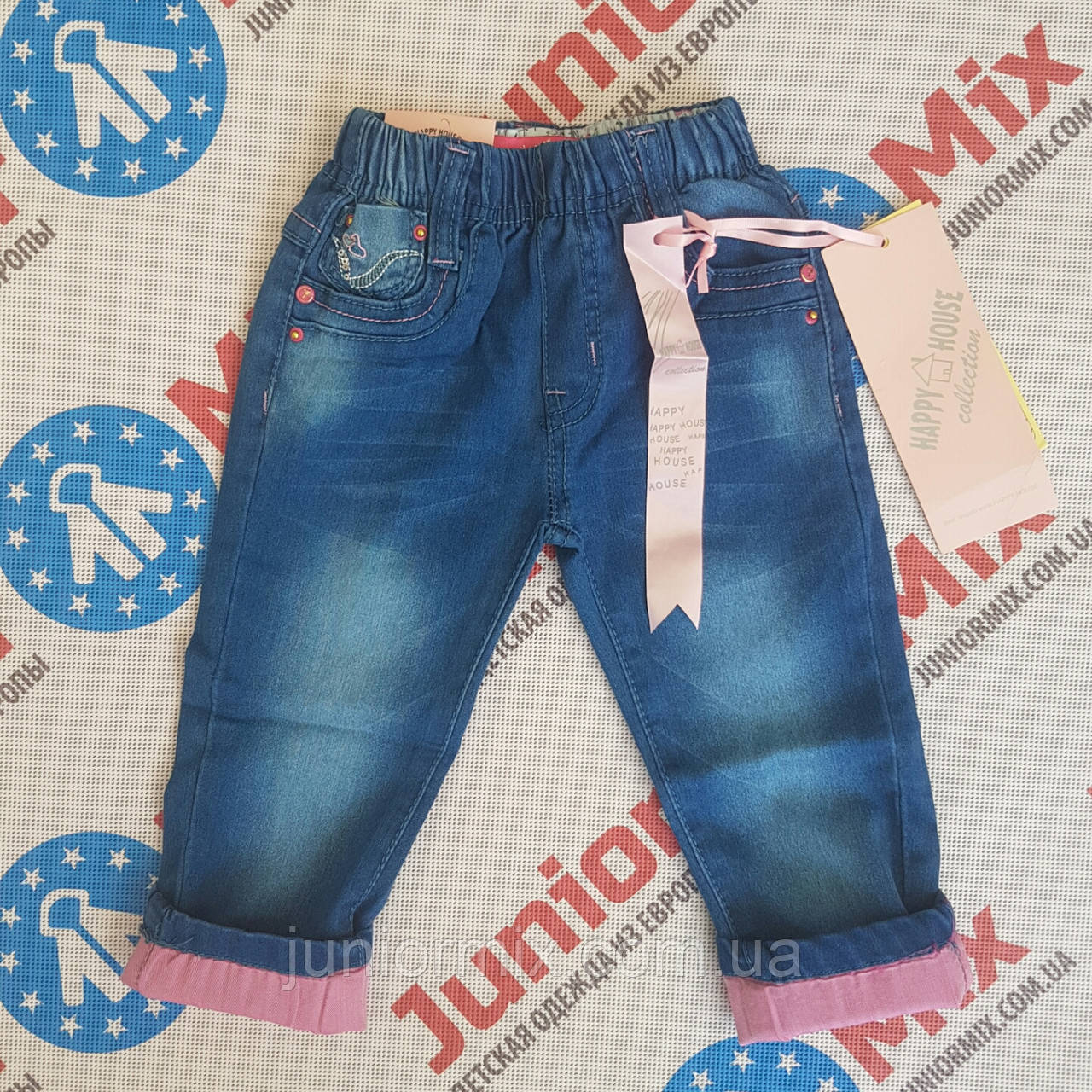 Дитячі джинси на дівчинку 1-5 років.HAPPY HOUSE