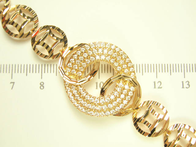 Нове надходження ЮБ XP Позолота 18K: Браслет 232, Кулон 25,