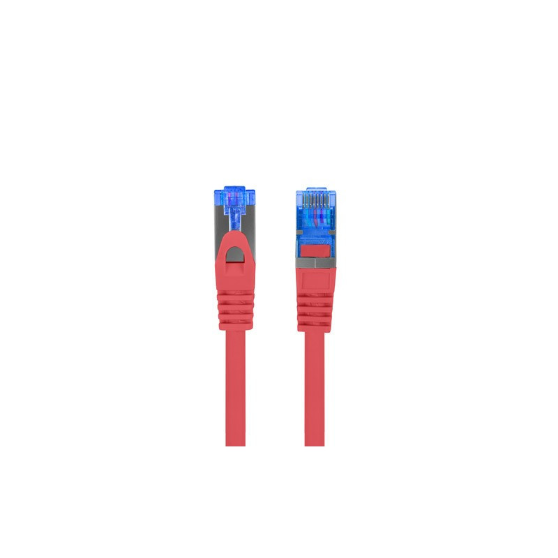 Патчкорд - сетевой кабель Ethernet 10м cat.6A S/FTP, красный, Lanberg, фото 1