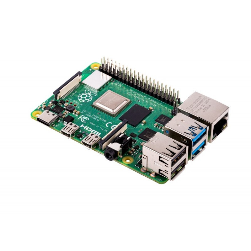 Raspberry Pi 4 модель B с 4 ГБ ОЗУ, двухдиапазонным Wi-Fi, Bluetooth 5.0, 1,8 ГГц, фото 1