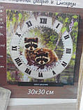 Embroidery clock 'Еноты', фото 9