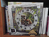 Embroidery clock 'Еноты', фото 11
