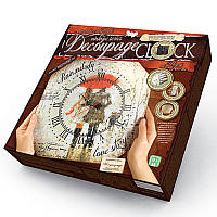 Decoupage Clock 'Мелодия дождя'