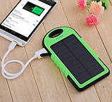 Портативний зарядний пристрій Power Bank SOLAR 20000 mAh із сонячною зарядкою, фото 3