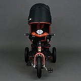 Трехколёсный детский велосипед Best Trike 6590 бронзовый с надувными колесами, фото 3