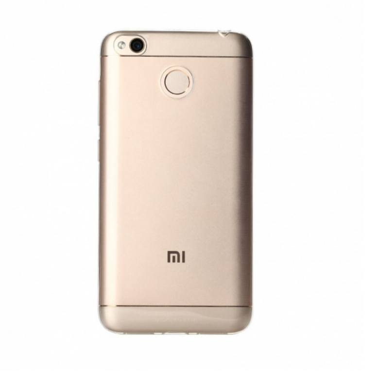 Оригінальний силіконовий чохол для Xiaomi Redmi 4x білий Прозорий