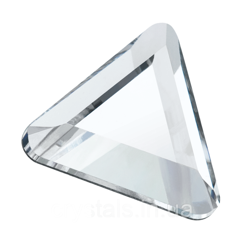 Стрази-трикутники гарячої фіксації Hot Fix Preciosa (Чехія) 6 мм Сrystal, фото 1
