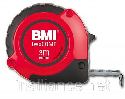 Рулетка вимірювальна 3 метри twoCOMP BMI 472341021