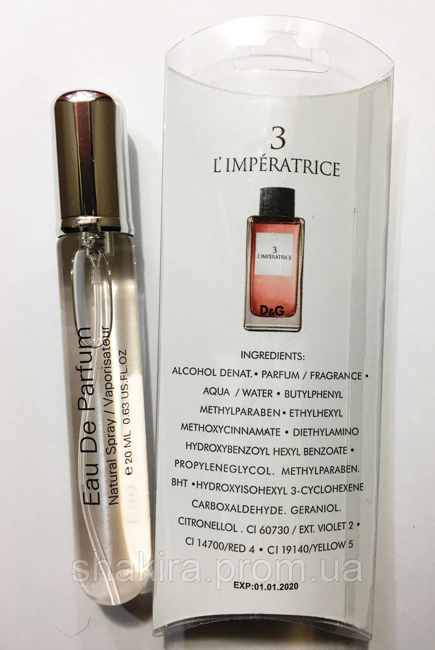 Духи D&G L`Imperatrice 3 20 мл(дольче габбана) купить по цене интернет