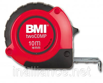 Рулетка вимірювальна 10 метрів twoCOMP BMI 472041021