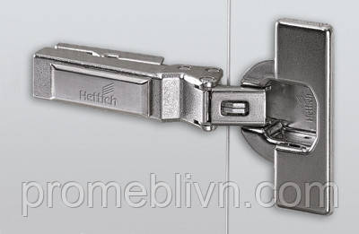 Intermat Завіса кутова, накладна 9944 W-45°, B10 TH42, з кутом відкривання 125°, Hettich