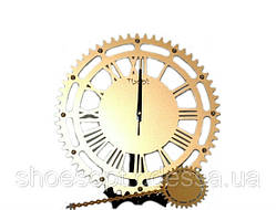 Сучасні настінний годинник із маятником і відкритим корпусом