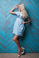 Плаття літнє жіноче блакитне