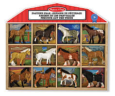 Ігровий набір Конюшня фігурки коней Melissa&Doug (MD10592)