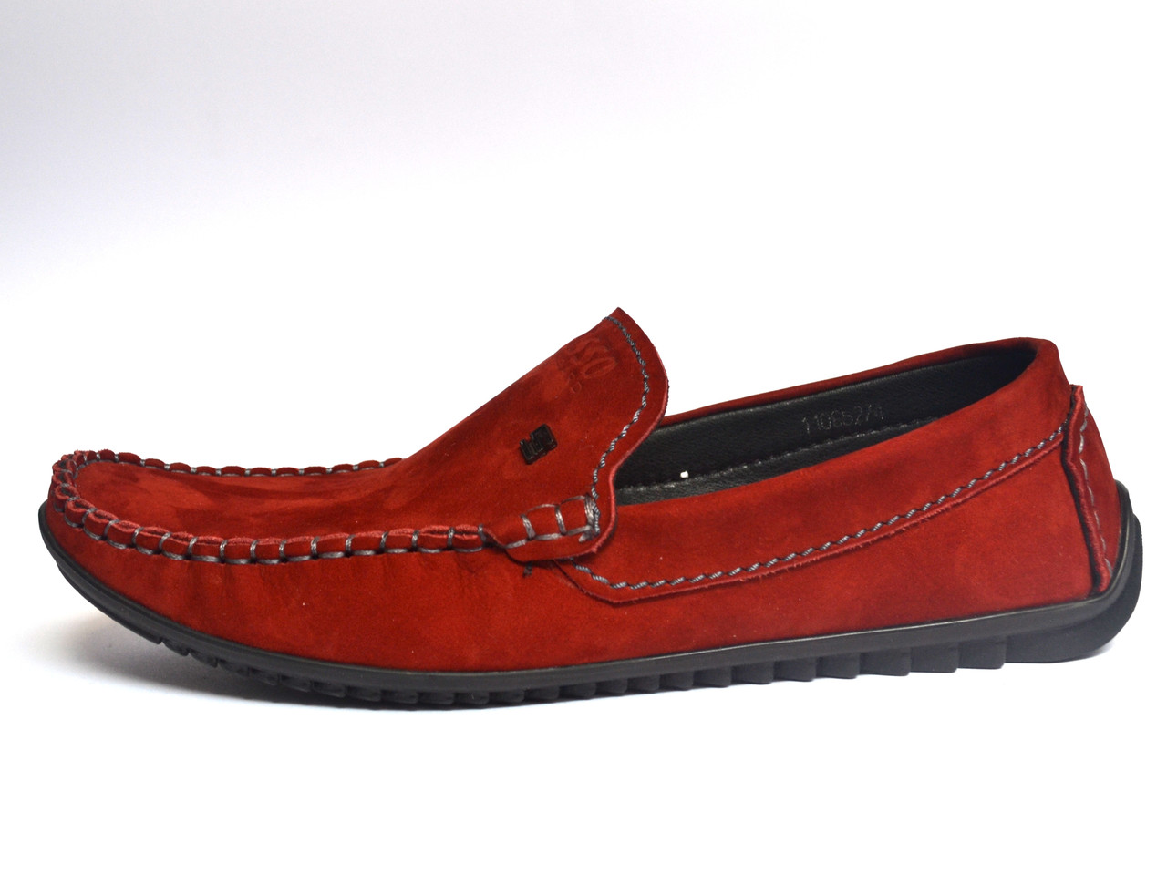 Червоні замшеві мокасини взуття для підлітків хлопчиків Rosso Avangard mS Alberto Red, фото 1