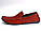 Замшеві мокасини чоловічі стильні червоні весняна взуття Rosso Avangard Alberto Red, фото 5