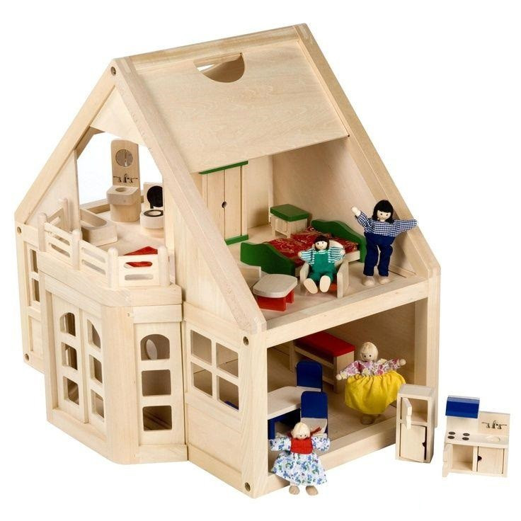 Меблированный деревянный домик с куклами Melissa&Doug (MD795) - фото 3 - id-p85197699