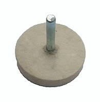 Фетровий круг для дриля 50х10х6 мм.