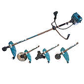 Бензокоса (бензотриммер) Kraissmann MS'52 (шпуля-напівавтомат, ніж 3т, ніж 40Т победіт, штанга 28 мм)