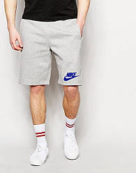Чоловічі шорти Nike, чоловічі шорти Найк, спортивні шорти, брендові, брендові шорти чоловічі сірі S