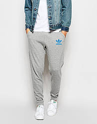 Спортивні штани Adidas, Адідас, чоловічі, трикотажні, весна/осінь,сірого кольору, S