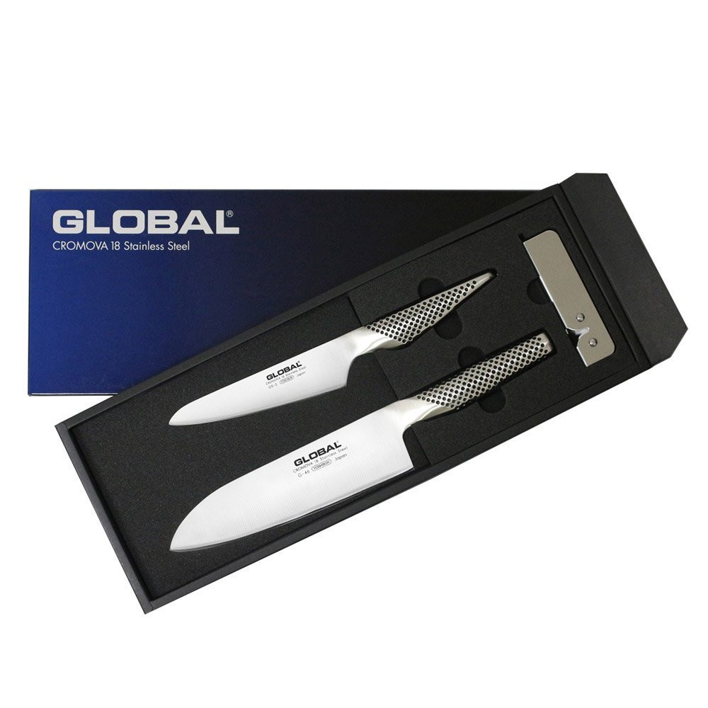 Ніж Global Santoku набір із 3 частин 