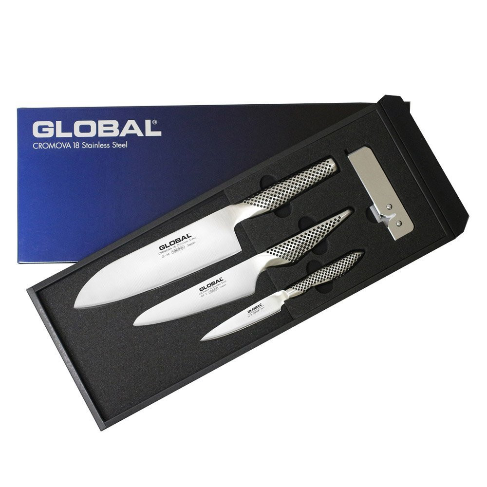 Ніж Global Santoku (набір із 4 частин) 