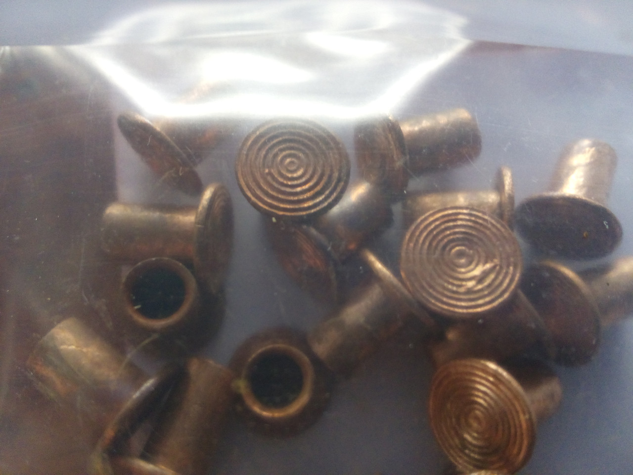 Заклепки 4х8 мідні накладки зчеплення ВАЗ, фото 1