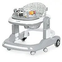 Ходунки ME 1200 URSA Gray EL Camino 2в1 музыка, пушер, колеса 6шт, свет, на батарейках, в коробке.