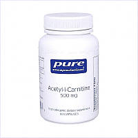 Ацетил-L-карнитин Pure Encapsulations 500 мг 60 капсул, 153555H8TB