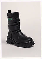 Чоботи дитячі 342093 Fashion 36 (23,5 см) Чорний M87A32595
