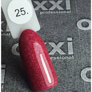 Гель-лак Oxxi No025(червоно-малиновий з мікроблеском),8 мл