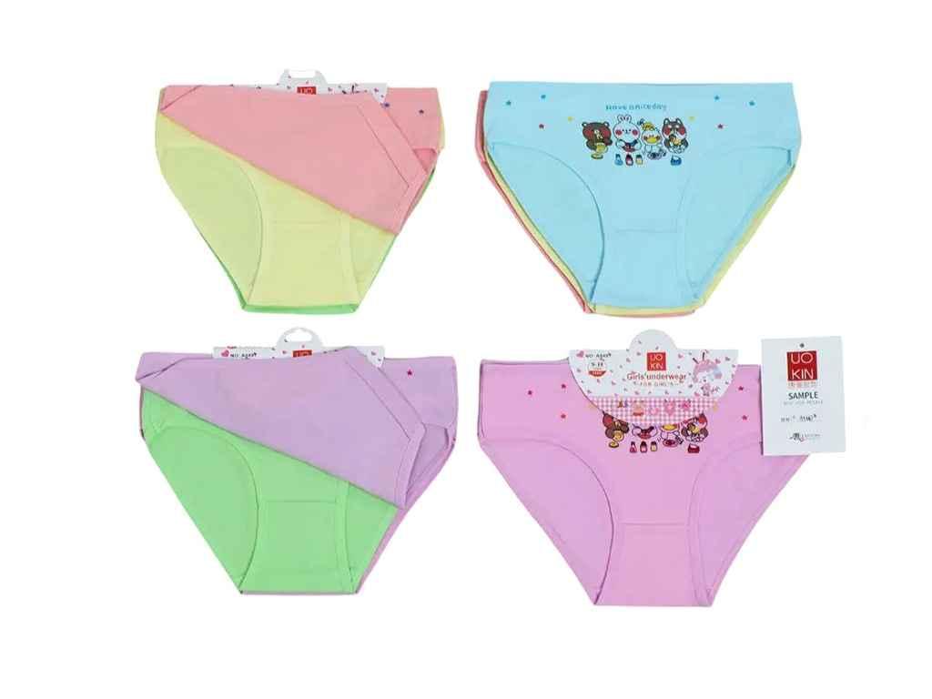 Трусы для девч. арт.8497 3шт/уп р.8-10 ТМ КИТАЙ FG