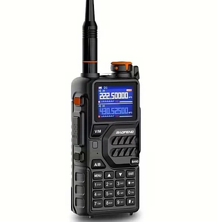 Рация Baofeng UV-K5 Plus 10 Вт USB Type-C (Черный)