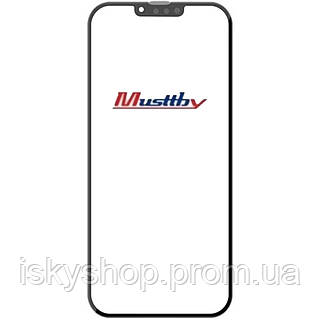 Стекло дисплея iPhone 13 mini черное, с OCA-пленкой, оригинал Musttby Your Series
