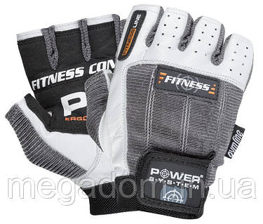 Перчатки для фитнеса Power System PS-2300 Fitness Grey/White L