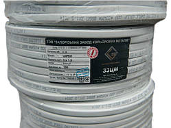 Мідний дріт для прихованої проводки ПВС з перерізом 5х2,5 ЗЗЦМ (Запоріжжя)