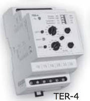 Контролирует и регулирует температуру в диапазоне -40до +110 TER-4/230V