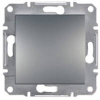 Вимикач Schneider-Electric Asfora Plus 1-клавішний сталь