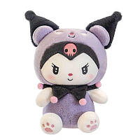 Большая Мягкая Аниме Игрушка Плюшевая Куроми Фиолетовая Hello Kitty 50 см