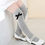 Гольфи - панчохи для дівчинки сірі (10102), фото 2